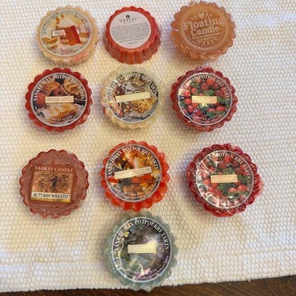Yankee Candle Variety Wax Tarts Set of 10 - Picture 1 of 5